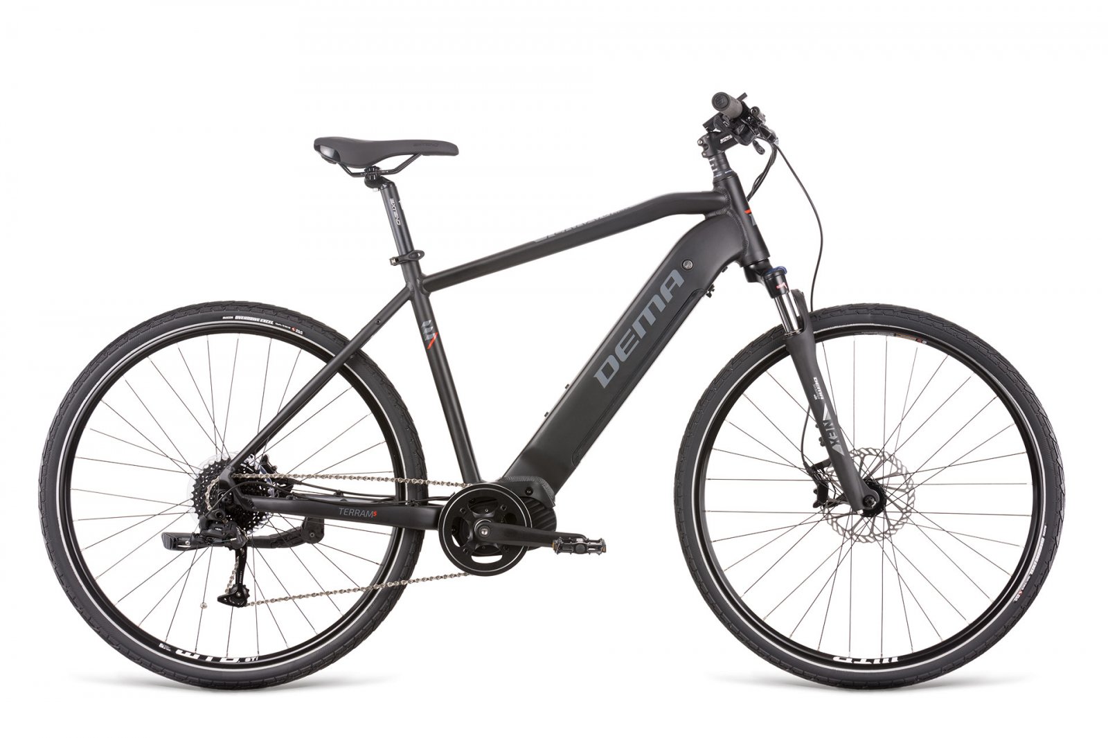 Velosipēds Dema TERRAM 5 black/grey/red
